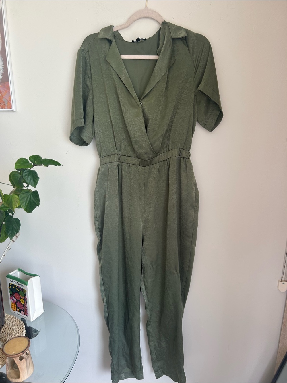 Olive Green utility Jumpsuit